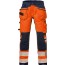 Orange/Marinblå