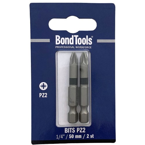 Bits 1/4" PZ BONDTOOLS 50 mm