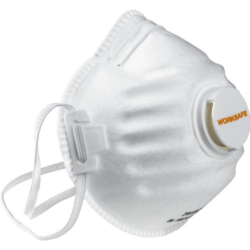 Filtrerande halvmask WORKSAFE FFP2 NR D med ventil