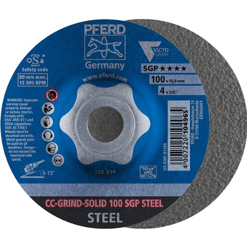 Sliprondell PFERD CC-GRIND SOLID SGP-STEEL