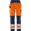 Orange/Marinblå