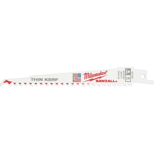 Tigersågblad MILWAUKEE<br />Thin Kerf Trä med spik
