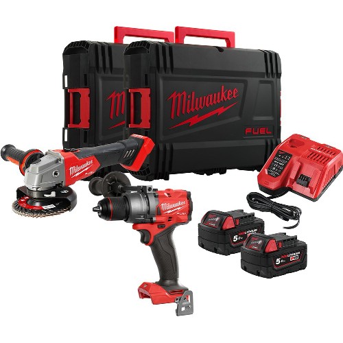 Kombipaket MILWAUKEE M18 FPP2E3-502X 18 V