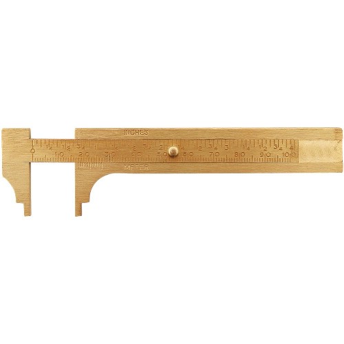 Skjutmått DIESELLA 100 mm mässing